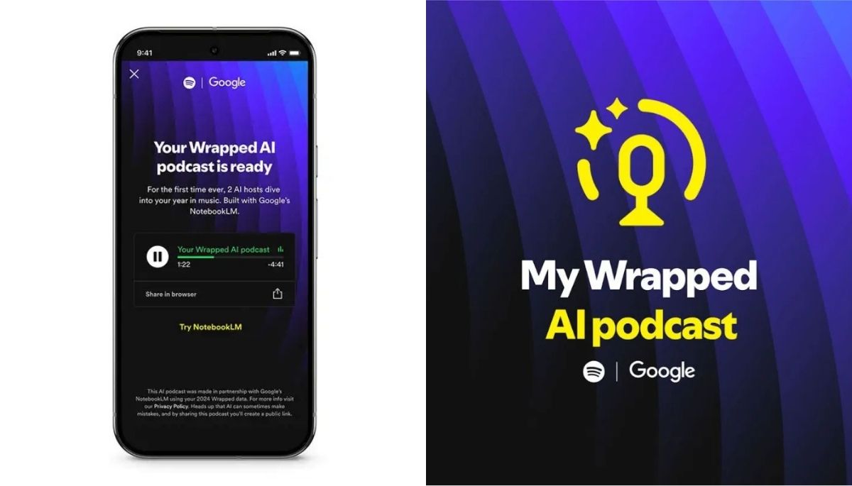 Spotify और Google का धमाकेदार पार्टनरशिप: AI-Powered Podcasts से बदल जाएगा Spotify Wrapped का अनुभव